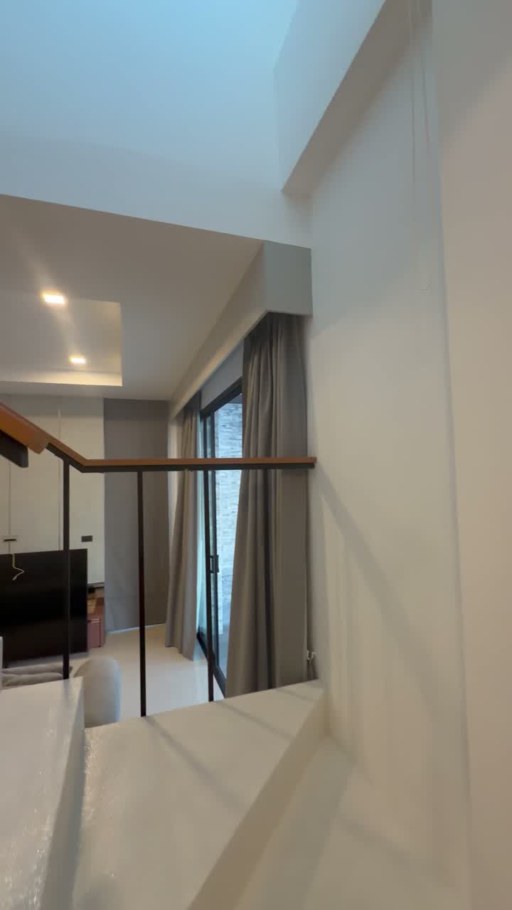 The stairwell — Koh Samui, Thailand · the upper floor