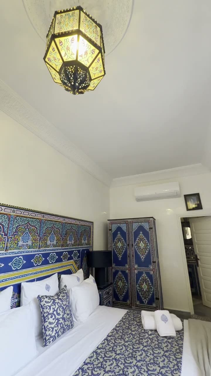 The cedar door — Marrakech · threshold