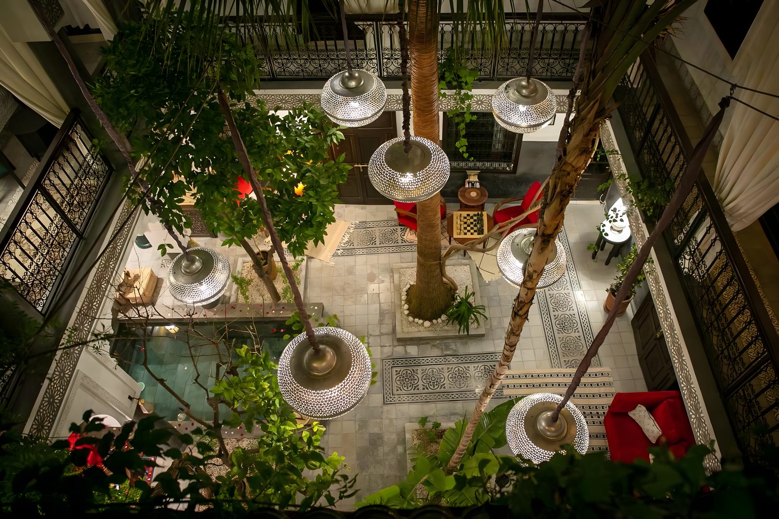 Riad O'Zeen, vue aérienne