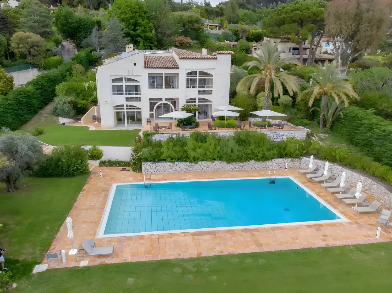 Villa St. Maxime, vue aérienne